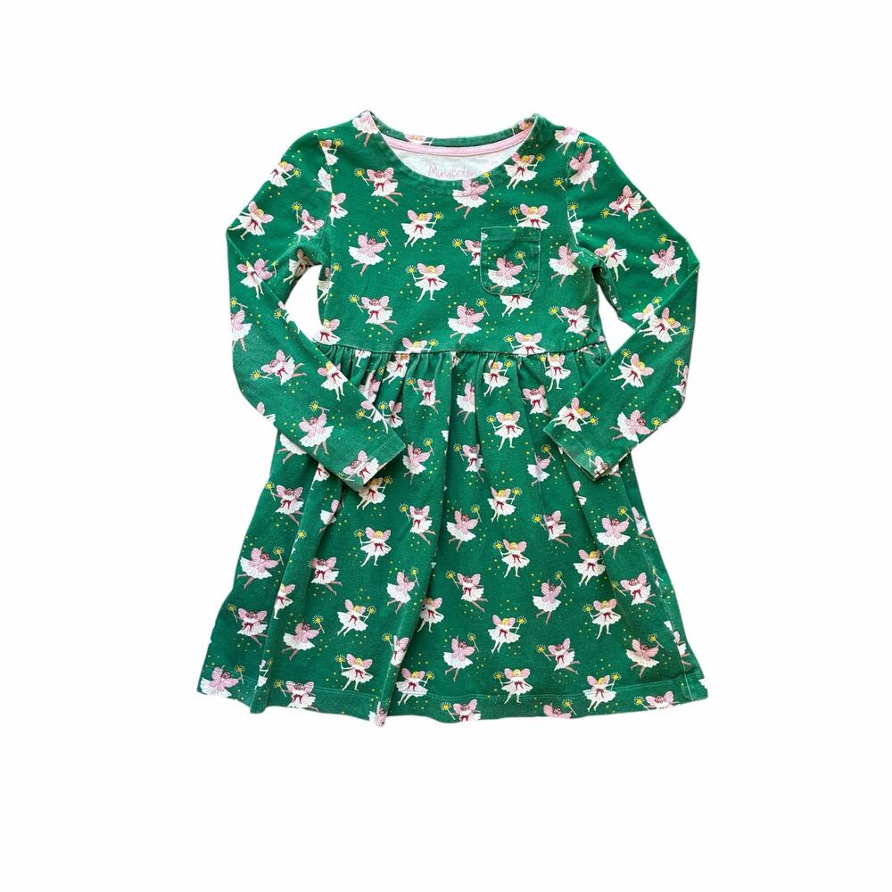 Mini Boden Fairy Print Jersey Dress 7-8 Years